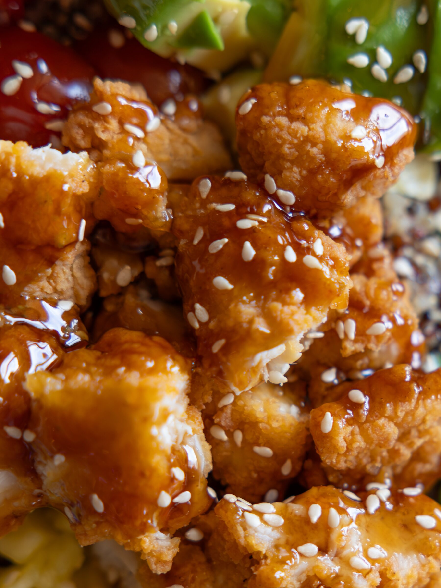 Poulet croustillant au sésame